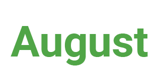 August﻿