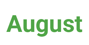 August﻿