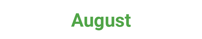 August﻿