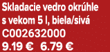 Skladacie vedro okr hle s vekom 5 l, biela/siv C002632000 9.19 € 6.79 €