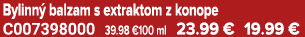 Bylinn balzam s extraktom z konope C007398000 39.98 €100 ml 23.99 € 19.99 €