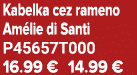 Kabelka cez rameno Am lie di Santi P45657T000 16.99 € 14.99 €