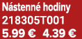 N stenn hodiny 218305T001 5.99 € 4.39 €