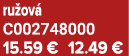 ru ov C002748000 15.59 € 12.49 €