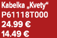 Kabelka „Kvety“ P61118T000 24.99 € 14.49 €