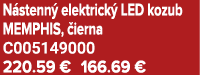 N stenn elektrick  LED kozub MEMPHIS,  ierna C005149000 220.59 € 166.69 €