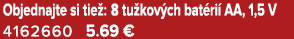 Objednajte si tie : 8 tu kov ch bat ri AA, 1,5 V 4162660 5.69 €