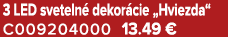 3 LED sveteln dekor cie „Hviezda“ C009204000 13.49 €