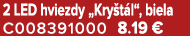2 LED hviezdy „Kry t l“, biela C008391000 8.19 €