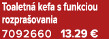 Toaletn kefa s funkciou rozpra ovania 7092660 13.29 €
