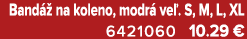 Band  na koleno, modr  ve . S, M, L, XL 6421060 10.29 €
