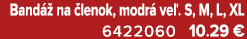 Band  na  lenok, modr  ve . S, M, L, XL 6422060 10.29 €