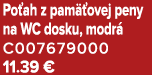 Po ah z pam ovej peny na WC dosku, modr  C007679000 11.39 €