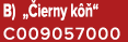 B) „ ierny k “ C009057000