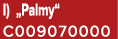 I) „Palmy“ C009070000