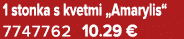 1 stonka s kvetmi „Amarylis“ 7747762 10.29 €
