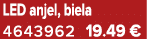 LED anjel, biela 4643962 19.49 €