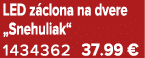 LED z clona na dvere „Snehuliak“ 1434362 37.99 €