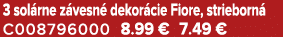 3 sol rne z vesn dekor cie Fiore, strieborn  C008796000 8.99 € 7.49 €