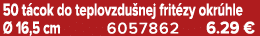 50 t cok do teplovzdu nej frit zy okr hle  16,5 cm 6057862 6.29 €