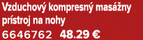 Vzduchov kompresn  mas  ny pr stroj na nohy 6646762 48.29 €
