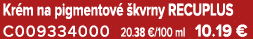 Kr m na pigmentov  kvrny RECUPLUS C009334000 20.38 €/100 ml 10.19 €