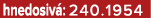 hnedosiv : 240.1954