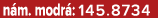 n m. modr : 145.8734