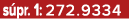 s pr. 1: 272.9334