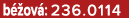 b ov : 236.0114
