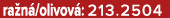 ra n /olivov : 213.2504