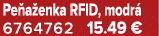 Pe a enka RFID, modr 6764762 15.49 €