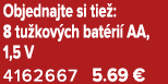 Objednajte si tie : 8 tu kov ch bat ri AA, 1,5 V 4162667 5.69 €