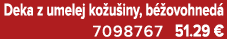 Deka z umelej ko u iny, b ovohned  7098767 51.29 €