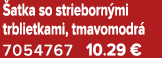  atka so strieborn mi trblietkami, tmavomodr 7054767 10.29 €