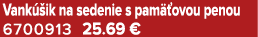Vank ik na sedenie s pam  ovou penou 6700913 25.69 €