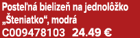 Poste n bielize  na jednol  ko „ teniatko“, modr  C009478103 24.49 €