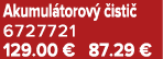 Akumul torov  isti  6727721 129.00 € 87.29 €