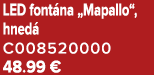 LED font na „Mapallo“, hned C008520000 48.99 €