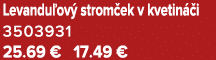 Levandu ov strom ek v kvetin  i 3503931 25.69 € 17.49 €