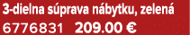 3 dielna s prava n bytku, zelen 6776831 209.00 €