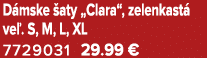 D mske aty „Clara“, zelenkast  ve . S, M, L, XL 7729031 29.99 €