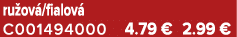 ru ov /fialov C001494000 4.79 € 2.99 €
