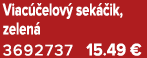 Viac elov  sek  ik, zelen  3692737 15.49 €