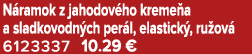 N ramok z jahodov ho kreme a a sladkovodn ch per l, elastick , ru ov 6123337 10.29 €