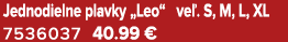 Jednodielne plavky „Leo“ ve . S, M, L, XL 7536037 40.99 €