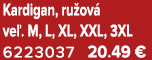 Kardigan, ru ov ve . M, L, XL, XXL, 3XL 6223037 20.49 €