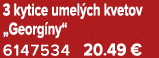 3 kytice umel ch kvetov „Georg ny“ 6147534 20.49 €