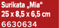 Surikata „Mia“ 25 x 8,5 x 6,5 cm 6630634