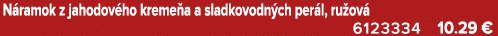 N ramok z jahodov ho kreme a a sladkovodn ch per l, ru ov 6123334 10.29 €